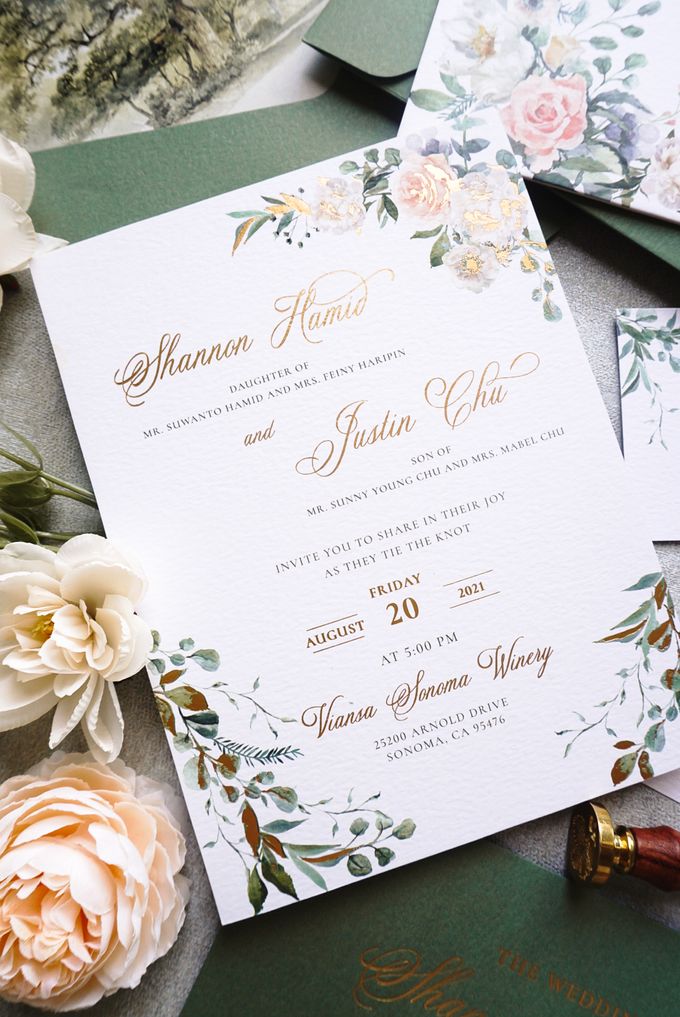 Spring Garden by Trouvaille Invitation - 009 Spring Garden by Trouvaille Invitation - 009