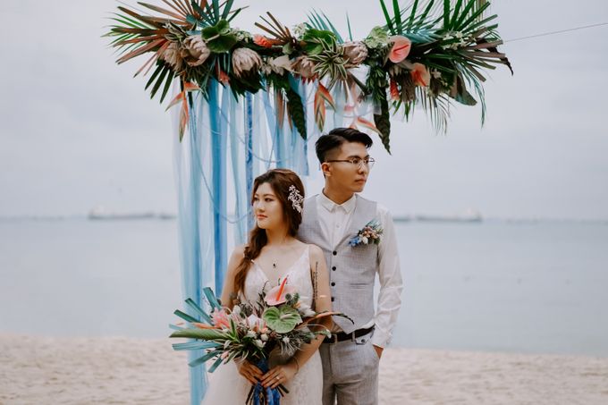 Beach Wedding Inspiration Style Shoot by Eufloria - 002