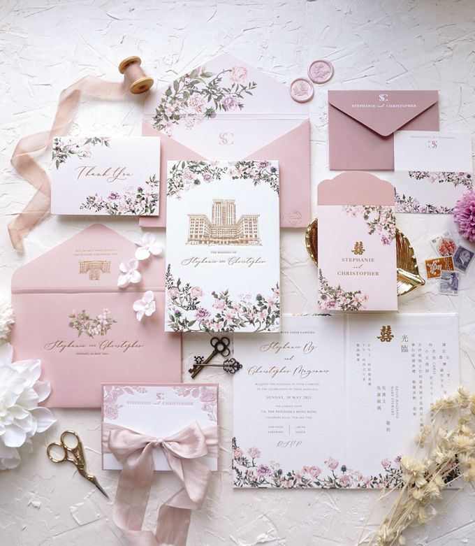 Floral Union by Trouvaille Invitation - 009 Floral Union by Trouvaille Invitation - 009