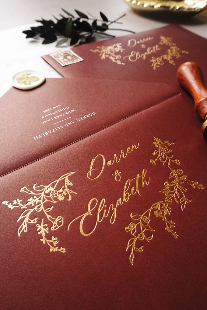 Burnt Orange Orchard by Trouvaille Invitation - 008