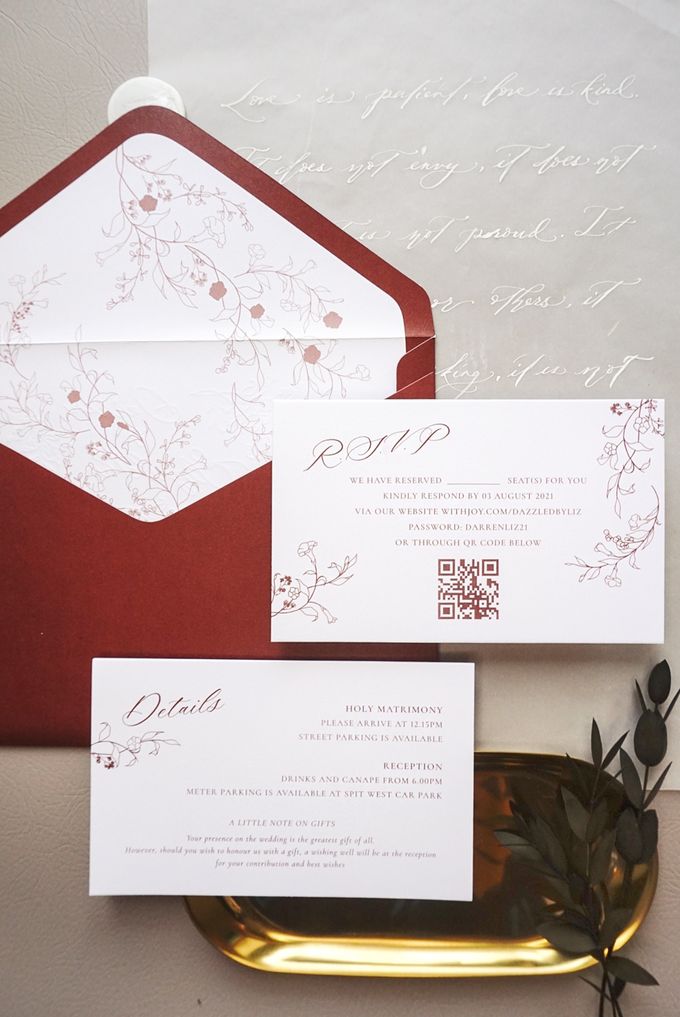 Burnt Orange Orchard by Trouvaille Invitation - 010 Burnt Orange Orchard by Trouvaille Invitation - 010