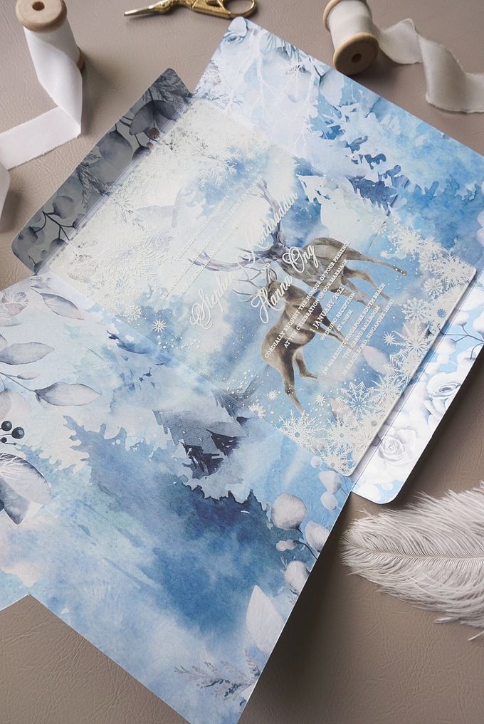 Winter Celebration by Trouvaille Invitation - 001 Winter Celebration by Trouvaille Invitation - 001
