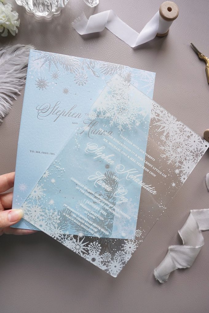 Winter Celebration by Trouvaille Invitation - 002