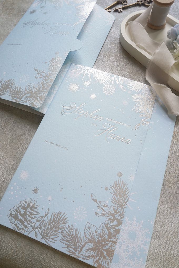 Winter Celebration by Trouvaille Invitation - 007