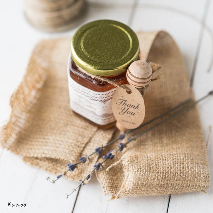 Wedding Souvenir - Honey in the Jar 45ml by Kanoo Paper & Gift - 004 Wedding Souvenir - Honey in the Jar 45ml by Kanoo Paper & Gift - 004