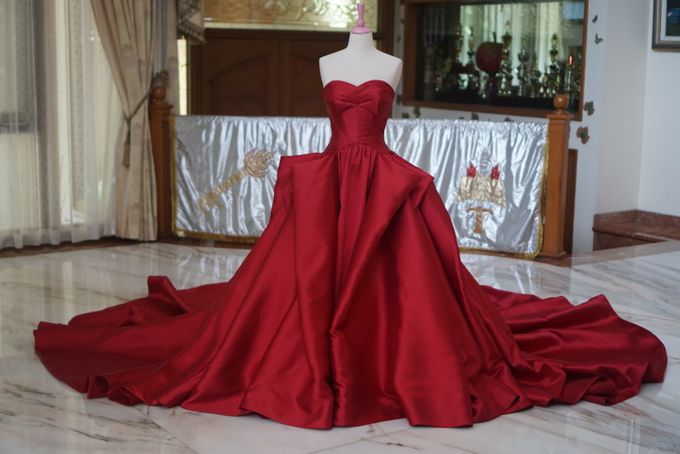 Red Big Ballgown by iLook ( Makeup & Couture ) - 001