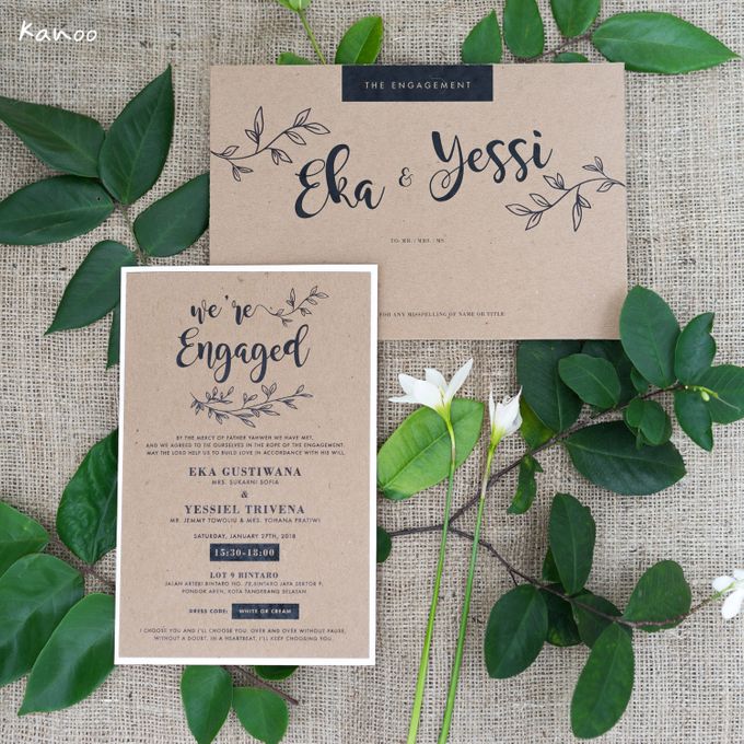 Engagement Invitation By Kanoo Paper Gift Bridestory Com