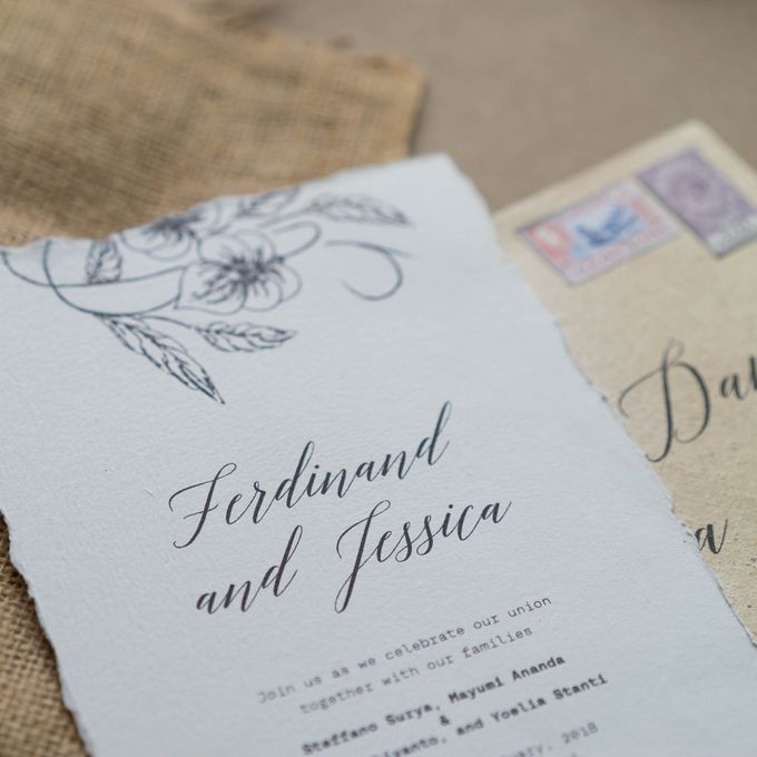 Wedding Invitation - Classic Broken White by Kanoo Paper & Gift - 005 Wedding Invitation - Classic Broken White by Kanoo Paper & Gift - 005
