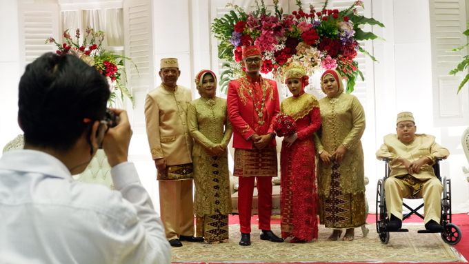 Lantun Orchestra Wedding Music Entertainment at Manggala Wanabakti Jakarta by Chaka Music - 009