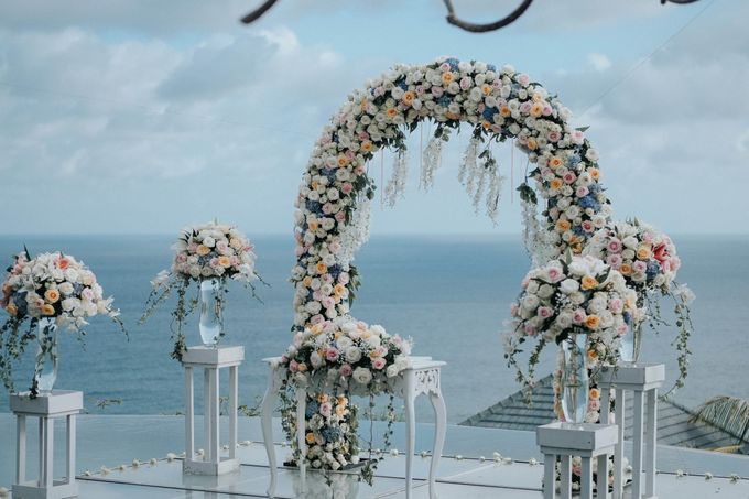 Blush Pastel Wedding by Bali Flower Decor - 005 Blush Pastel Wedding by Bali Flower Decor - 005