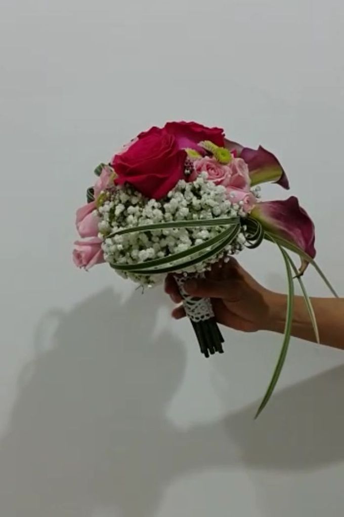 Fushia Bridal Bouquet by Amaryllis Floral Art - 003 Fushia Bridal Bouquet by Amaryllis Floral Art - 003