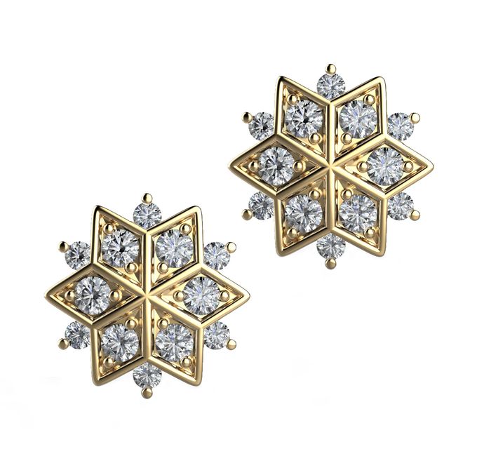 Snowflakes Collection by Mirage Jeweler - 005 Snowflakes Collection by Mirage Jeweler - 005