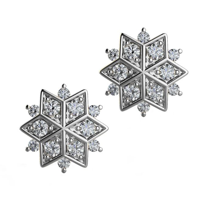 Snowflakes Collection by Mirage Jeweler - 004 Snowflakes Collection by Mirage Jeweler - 004