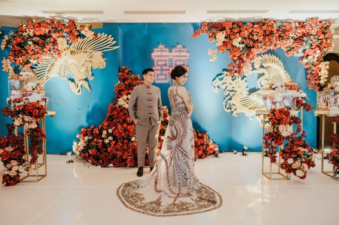 Michelle & Raymond Engagement Decoration at Jing Paradise by Valentine Wedding Decoration - 019