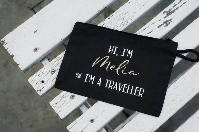 Personalized Bridesmaids Gift Canvas Pouch by Kelsye Studio - 005 Personalized Bridesmaids Gift Canvas Pouch by Kelsye Studio - 005