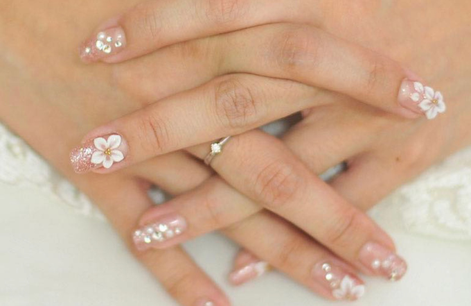 Elegant wedding nails by Elegant Nail Indonesia - 002 Elegant wedding nails by Elegant Nail Indonesia - 002