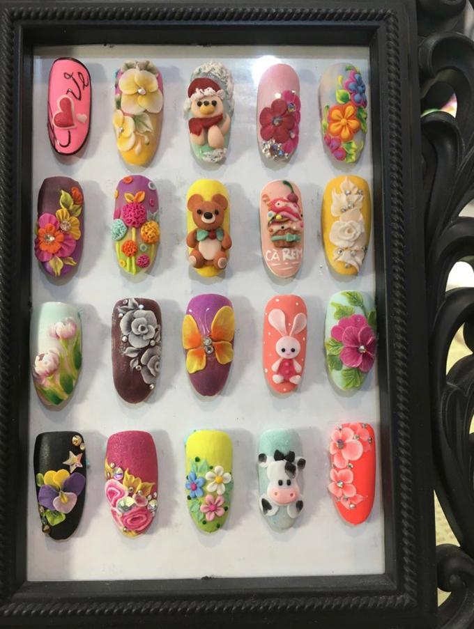 3D acrylic designs by Elegant Nail Indonesia - 003 3D acrylic designs by Elegant Nail Indonesia - 003