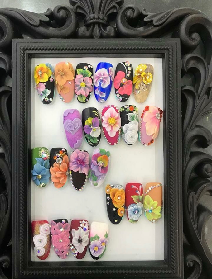 3D acrylic designs by Elegant Nail Indonesia - 002 3D acrylic designs by Elegant Nail Indonesia - 002