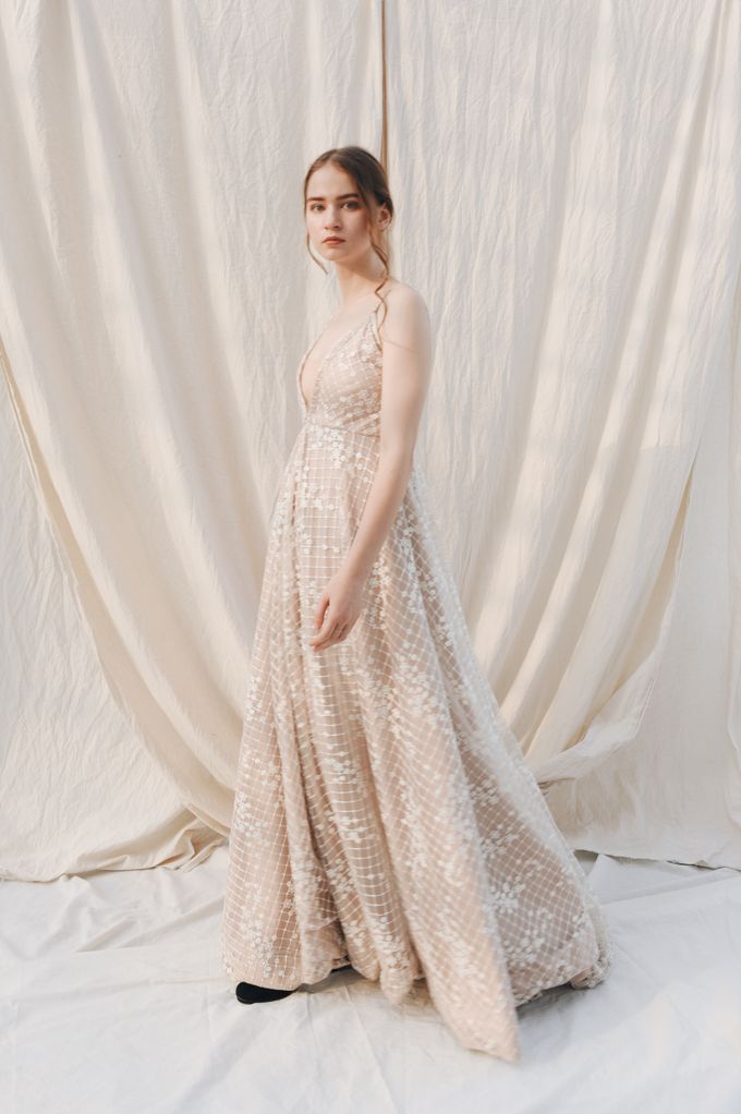 Berta Nude Dress by Espoir Studio - 001