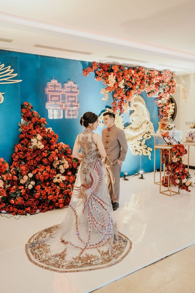 Michelle & Raymond Engagement Decoration at Jing Paradise by Valentine Wedding Decoration - 021