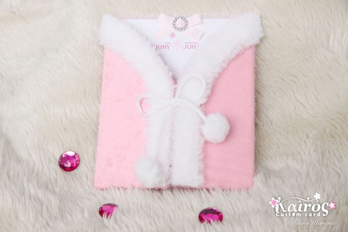 Sweet Winter coat wedding invitation by Kairos Wedding Invitation - 002