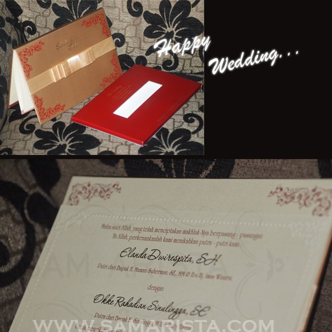 Percetakan Kartu Undangan Cepat dan Rapi | Happy Wedding by Sam Arista Wedding Invitation - 004