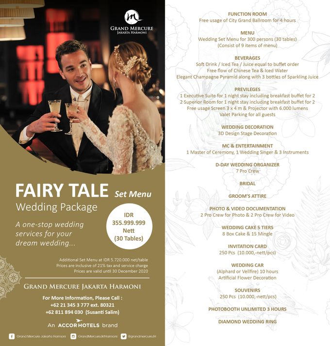 One Stop Package Fairy Tale Wedding by GRAND MERCURE Jakarta Harmoni - 001 One Stop Package Fairy Tale Wedding by GRAND MERCURE Jakarta Harmoni - 001