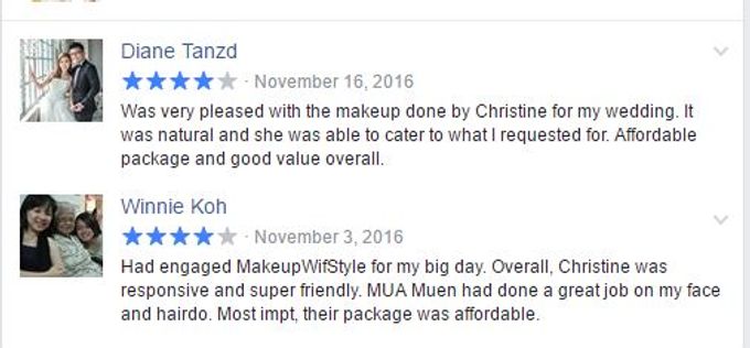 Reviews from Clients by Makeupwifstyle - 006 Reviews from Clients by Makeupwifstyle - 006
