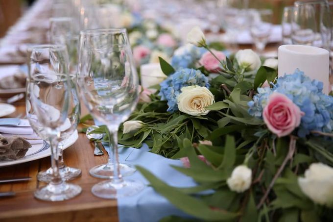 Romantic Dusty Blue by d'Oasis Florist & Decoration - 002 Romantic Dusty Blue by d'Oasis Florist & Decoration - 002