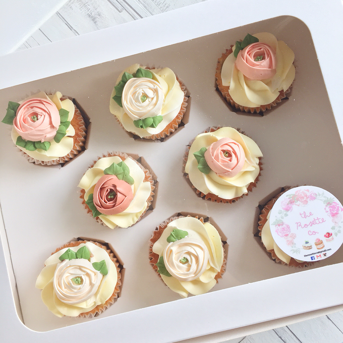 Floral cupcakes by The Rosette Co - 015 Floral cupcakes by The Rosette Co - 015