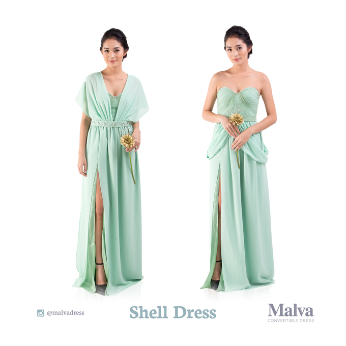 Shell Dress by MALVA Bridesmaids - 010