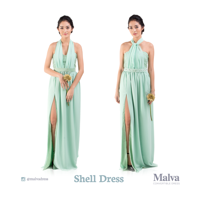 Shell Dress by MALVA Bridesmaids - 011