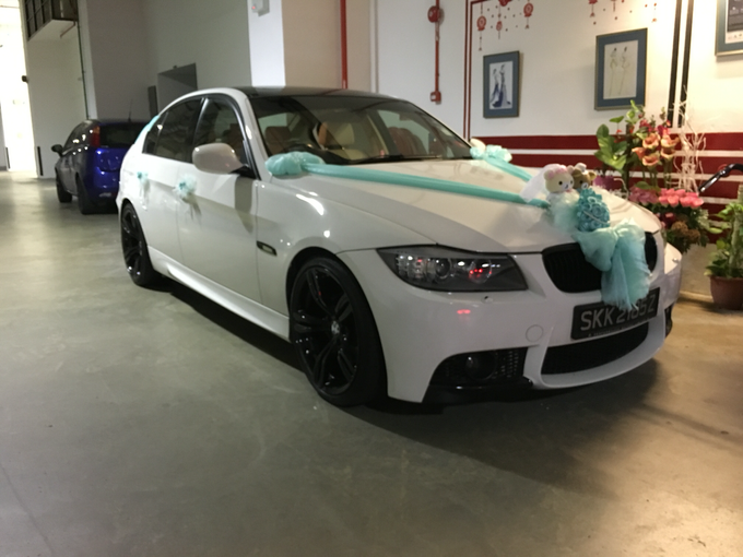 Wedding car decorations by PERFECT WEDDING CAR SG - 007 Wedding car decorations by PERFECT WEDDING CAR SG - 007