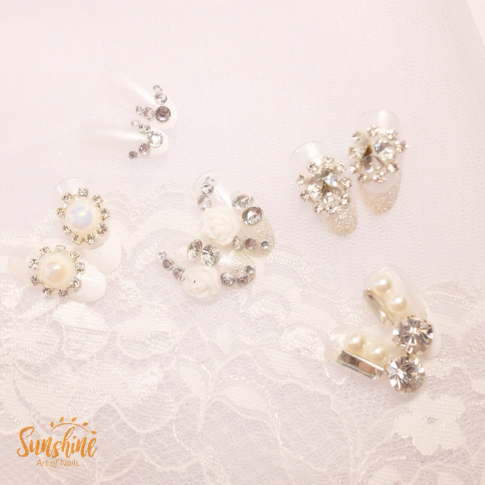 Ready Wedding Fake Nails by Sunshine Nailart - 015 Ready Wedding Fake Nails by Sunshine Nailart - 015