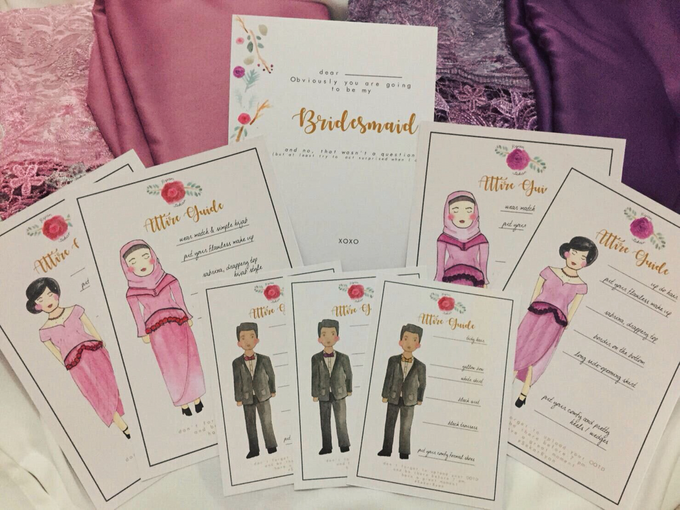 Sekar & Ryan bridesmaid & bestmen cards by umakayu - 001 Sekar & Ryan bridesmaid & bestmen cards by umakayu - 001