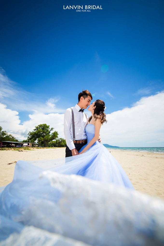 Local photo shooting (beach) by lanvin bridal - 003