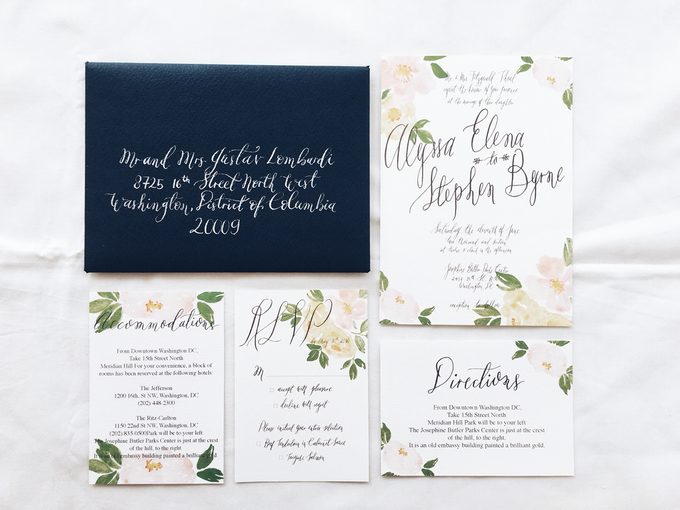 Spring theme invitations design by Meilifluous Calligraphy & Design - 007 Spring theme invitations design by Meilifluous Calligraphy & Design - 007