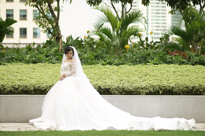 Andre & Friska Wedding by Sharon Couture House - 021