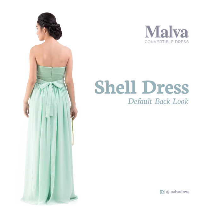 Shell Dress by MALVA Bridesmaids - 001