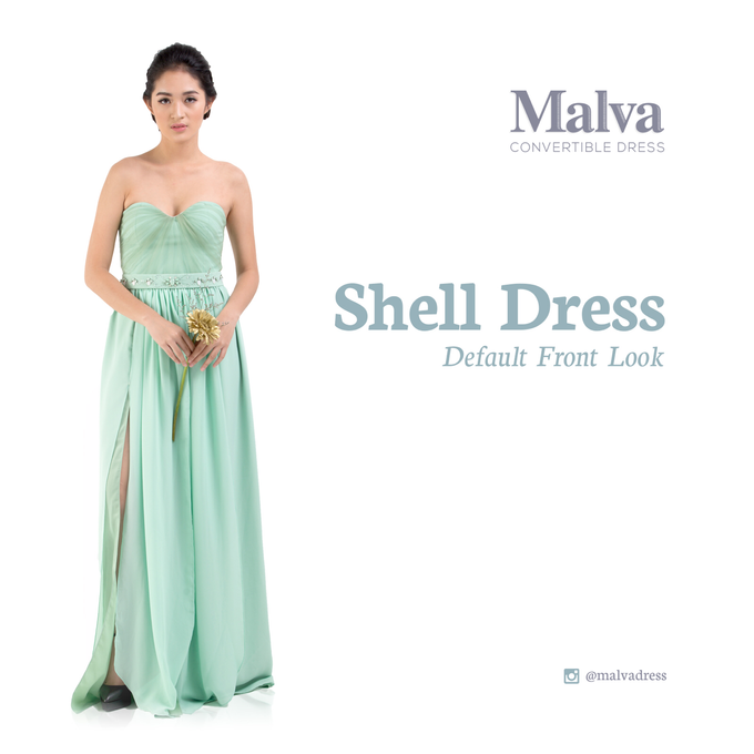 Shell Dress by MALVA Bridesmaids - 003