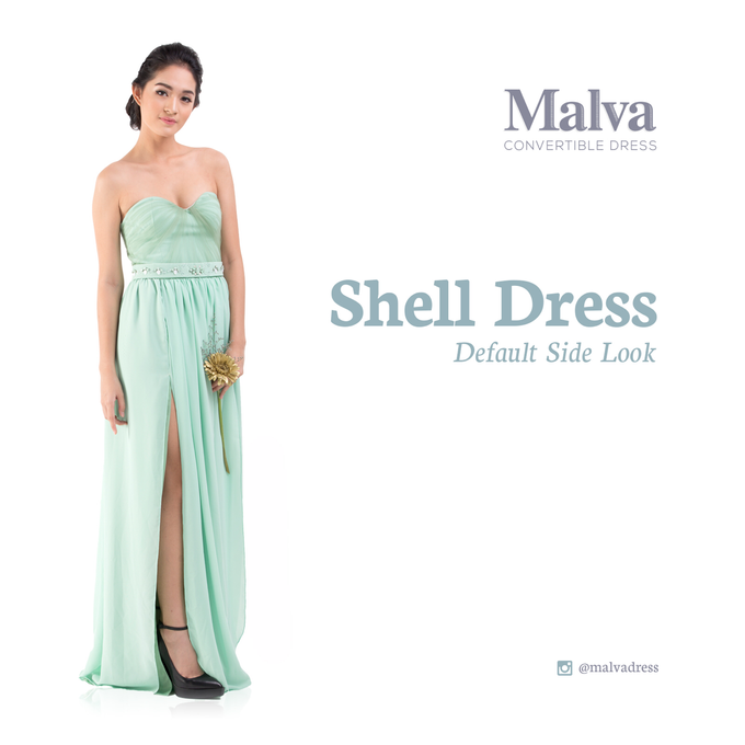 Shell Dress by MALVA Bridesmaids - 002