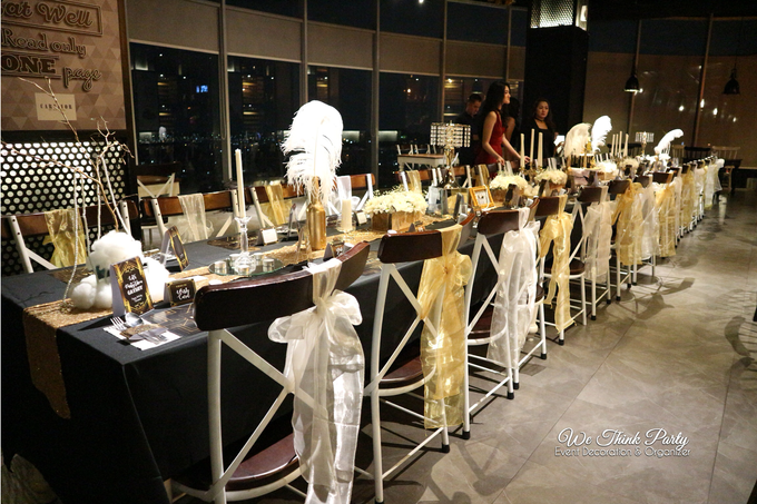 Black and Gold Table Setting (The Great Gatsby) by We Think Party ... Black and Gold Table Setting (The Great Gatsby) by We Think Party ...