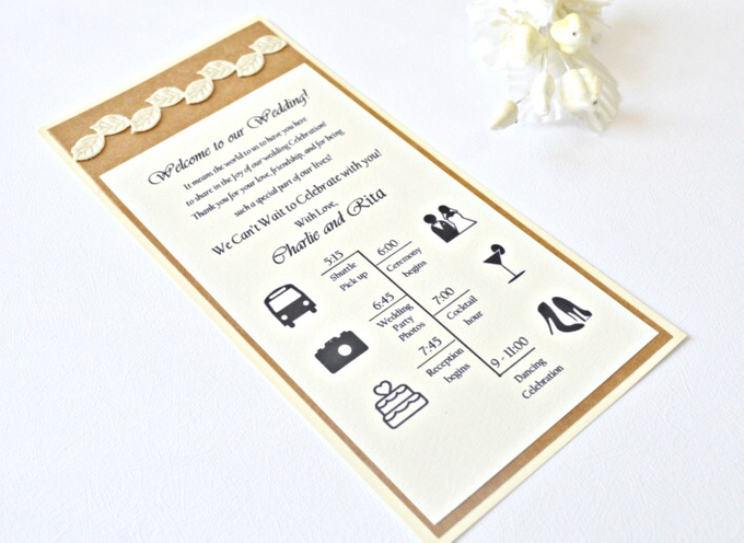 Fall wedding stationary  by Jasmine wedding prints - 005