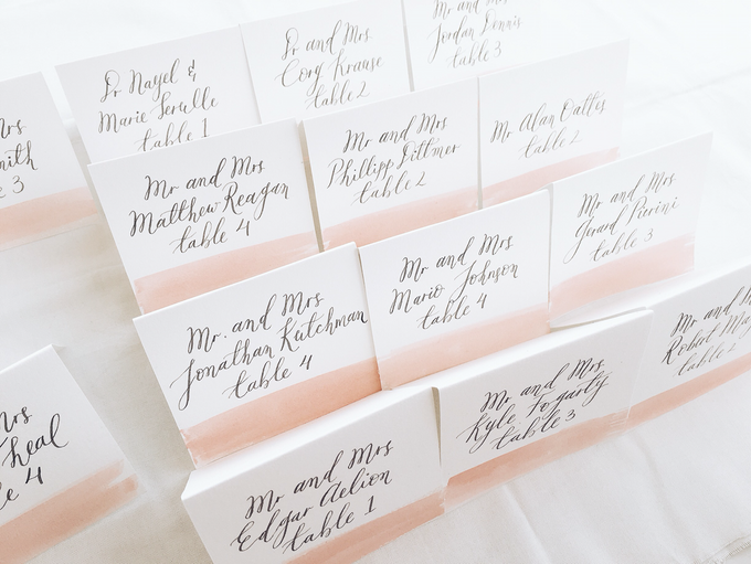 Place Cards by Meilifluous Calligraphy & Design - 004 Place Cards by Meilifluous Calligraphy & Design - 004