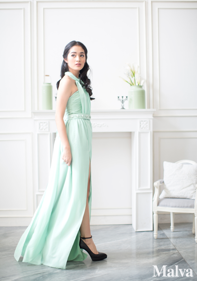 Shell Dress by MALVA Bridesmaids - 005