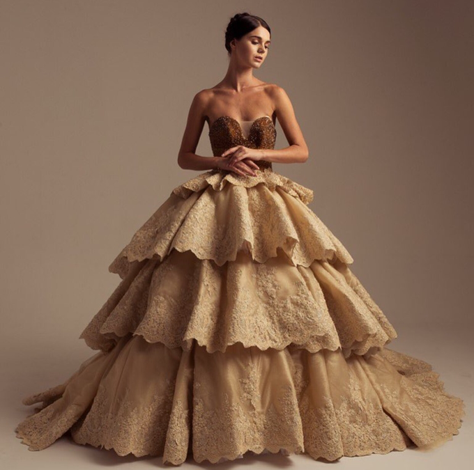 Bridal Gown by Glamourosa Couture by Glamourosa Couture