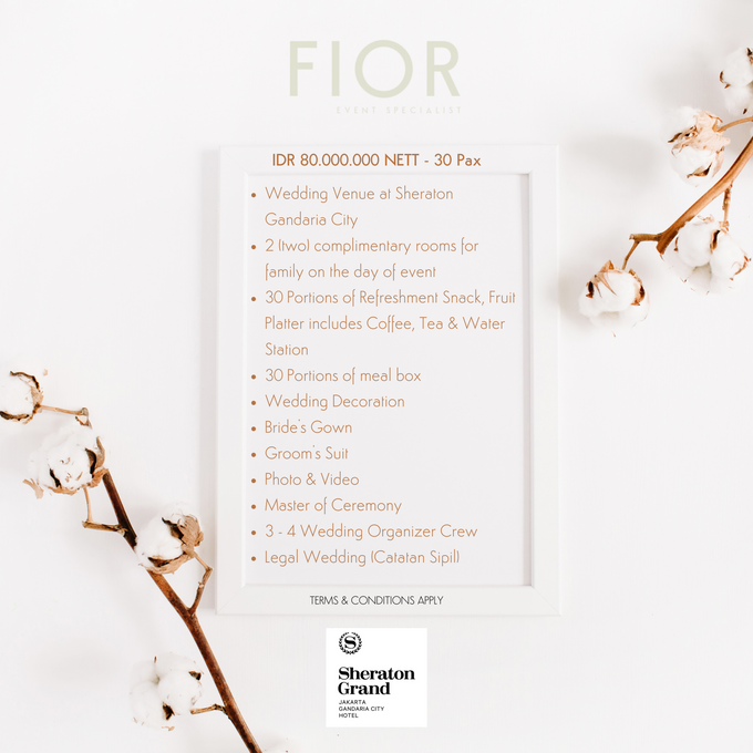 Special Deals Booking Period until 31 August 2020 by FIOR - 002 Special Deals Booking Period until 31 August 2020 by FIOR - 002