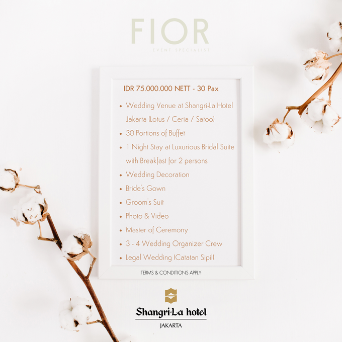 Special Deals Booking Period until 31 August 2020 by FIOR - 007 Special Deals Booking Period until 31 August 2020 by FIOR - 007