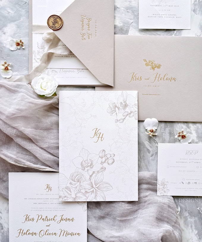 Kris & Helena by Fornia Design Invitation - 003 Kris & Helena by Fornia Design Invitation - 003