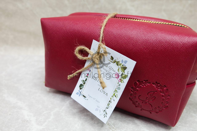 Premium boxy pouch packaging ribbon Juita & Lova by Gemilang Craft - 004 Premium boxy pouch packaging ribbon Juita & Lova by Gemilang Craft - 004